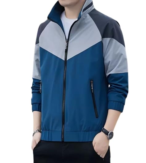 Full Sleeves Winter Men's Standard Length Polyester Jacket For Stylish Comfortable Huddy For Adult Boys